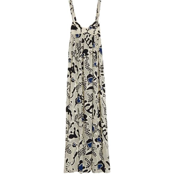 Ulla Johnson Leilani Appliqué Sleeveless Maxi Dress in Porcelain 6 - Picture 6 of 6